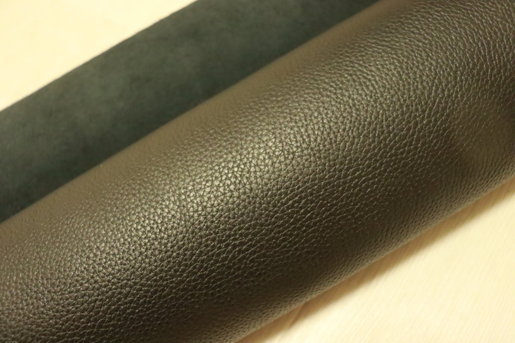 ds72円！[ブラック]新入荷 イタリアンレザー 牛革 ヌメ革 ショルダー シボ型押し 上質 137ds
