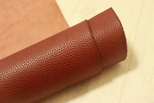 ds75円！[ワインレッド]トスカーナイタリアンレザー 牛革 ヌメ革 ショルダー シュリンクシボ 上質！ 121ds