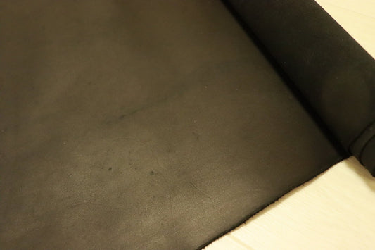 ds75円！[ブラック]新入荷！イタリアンレザー 牛革 ヌメ革 ショルダー オイルヌメ 上質！ 132ds