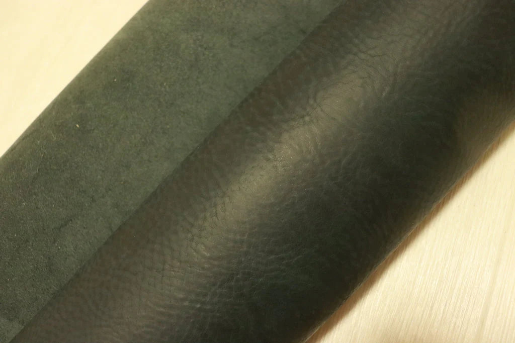 ds75円！新入荷！上質！オイルワックス　シュリンク加工　ショルダー　ヌメ革　139ds