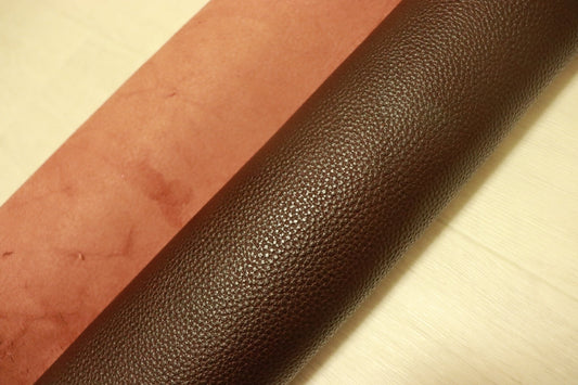 ds75円！[ボルドー]新入荷！イタリアンレザー 牛革 ヌメ革 ショルダー シュリンクシボ モチモチ 141ds