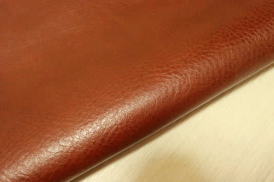 ds78円！[マロンブラウン]新入荷！イタリアンレザー 牛革 ヌメ革 ショルダー シュリンク加工 CONCERIA 800社　 105ds